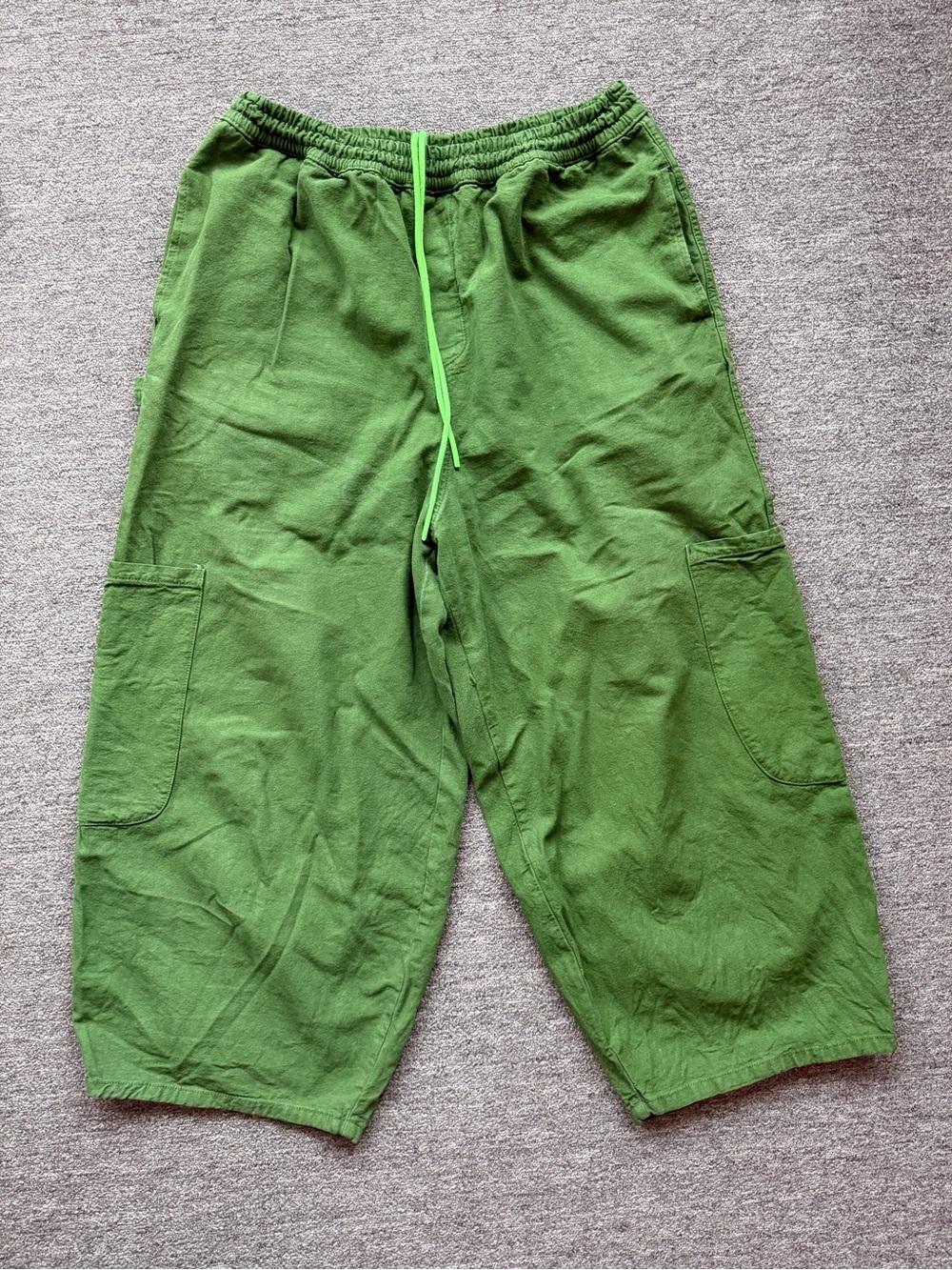 Meals Chef Pants, kale green, size M, GUC